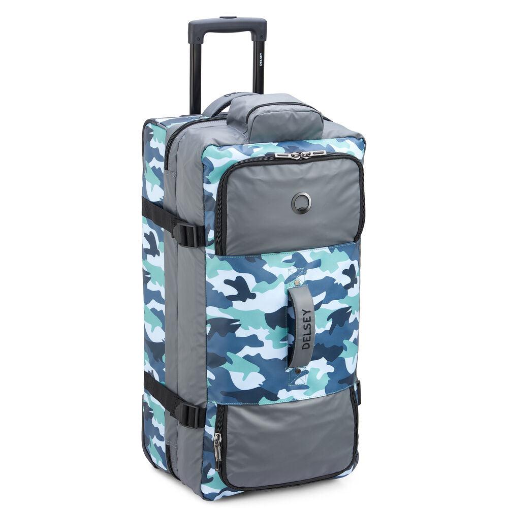 Blue Camo Personalized Rolling Luggage