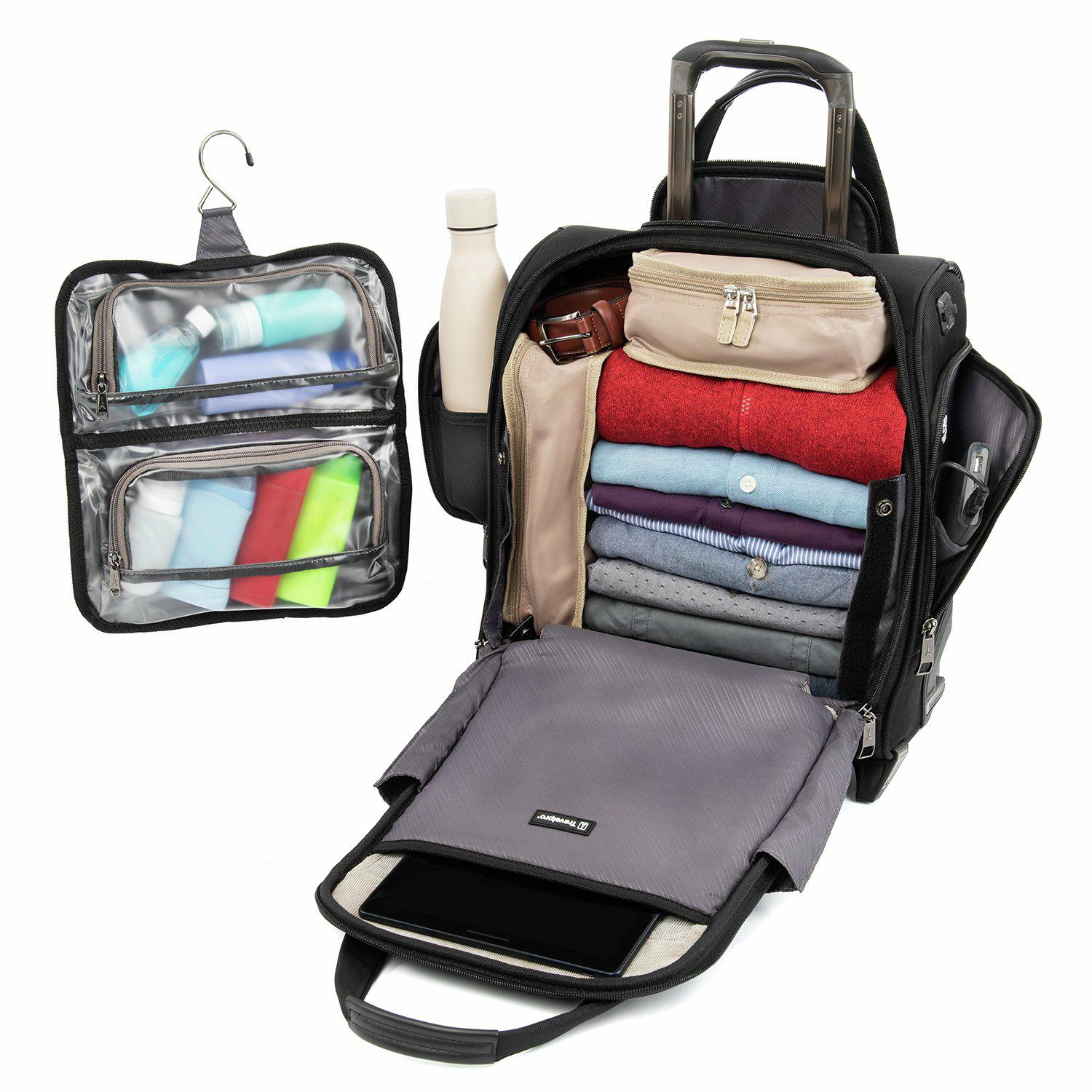Travelpro Crew VersaPack Rolling UnderSeat Carry-on – Luggage Pros