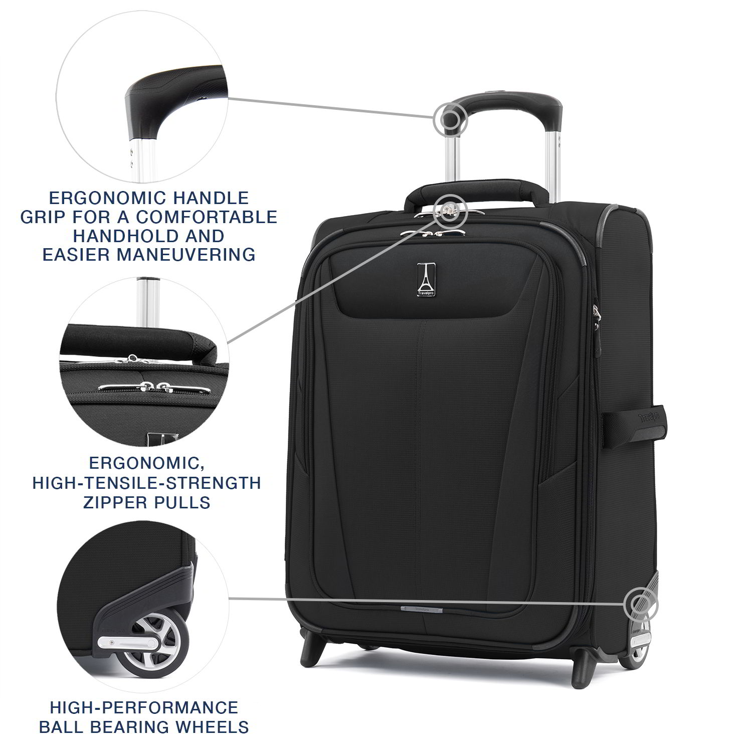 Travelpro Maxlite 5 Lightweight International Expandable Carry-On Roll –  Luggage Pros