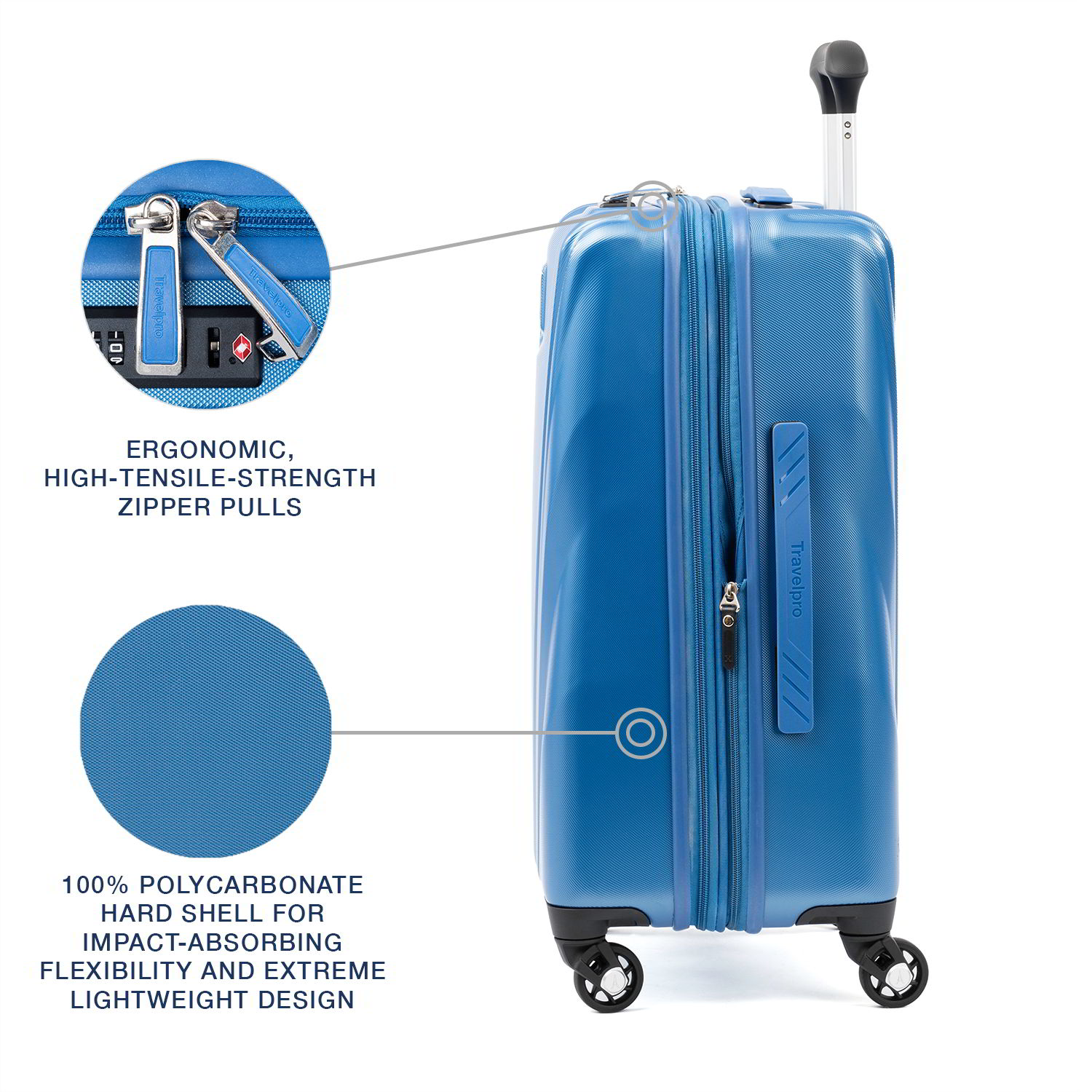 Travelpro Maxlite 5 Lightweight Expandable Carry-On Hardside Spinner –  Luggage Pros